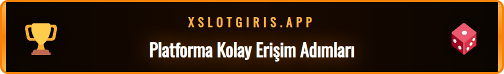 X Slot güncel giriş adresine erişim adımlarını anlatan şema.