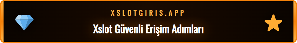 Xslot güncel link ile platforma güvenli giriş yapma adımları