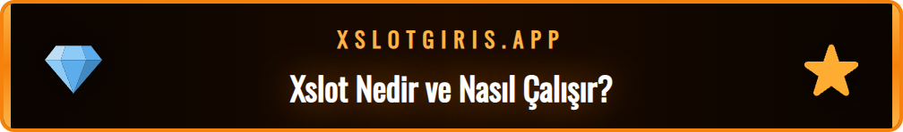 Xslot güncel giriş adresinin ne olduğunu açıklayan bir infografik.