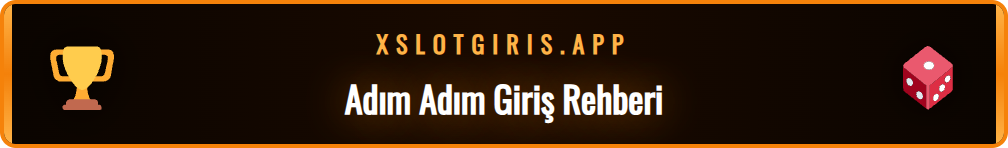 Bir kullanıcının mobil cihazdan Xslot yeni link adresine girişi.