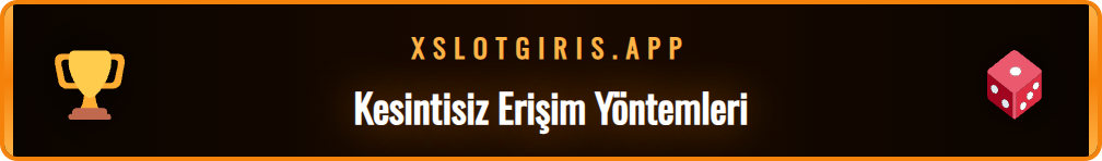Bir kullanıcının mobil cihazdan Xslot yeni site adresine erişimi.